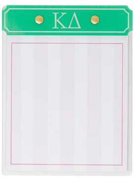 Acrylic Greek Notepad