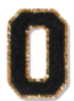 Letter Patches: Black