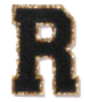 Letter Patches: Black