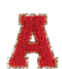 Letter Patches: Red