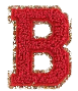 Letter Patches: Red