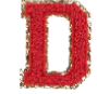 Letter Patches: Red