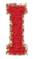 Letter Patches: Red