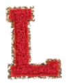 Letter Patches: Red