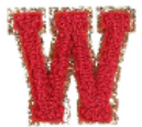 Letter Patches: Red