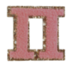 Letter Patches: Greek Sorority