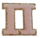 Letter Patches: Greek Sorority