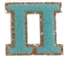 Letter Patches: Greek Sorority