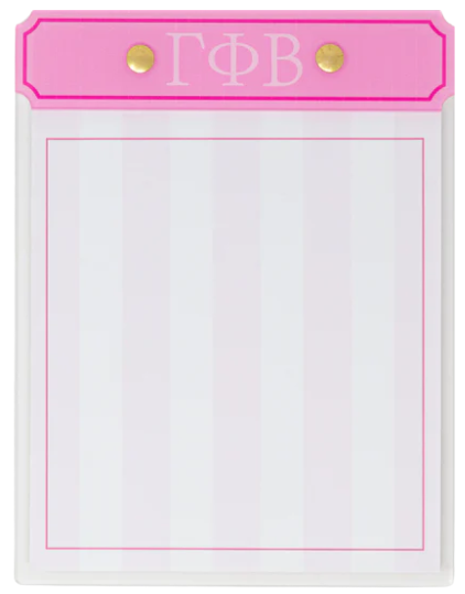 Acrylic Greek Notepad