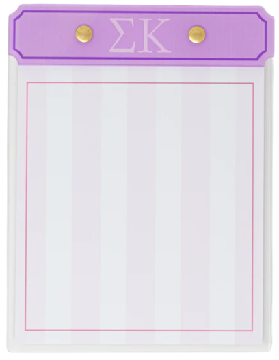 Acrylic Greek Notepad