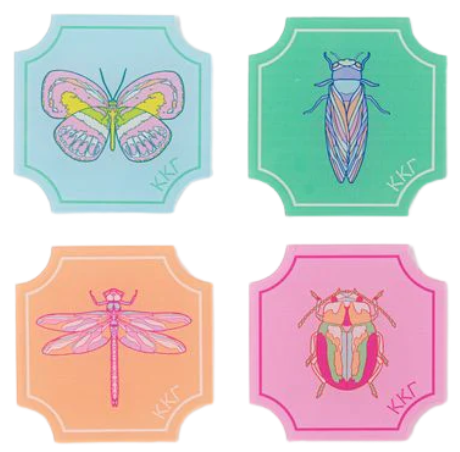 Sorority Flutter Coasters