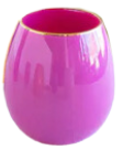 Load image into Gallery viewer, Glitterville Sugar Plum Stemless Wine
