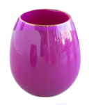 Load image into Gallery viewer, Glitterville Sugar Plum Stemless Wine
