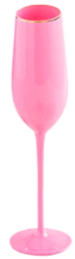 Glitterville Sugar Plum Champagne Flute