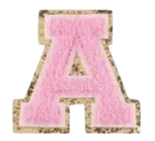 Load image into Gallery viewer, Letter Patches: Baby Pink
