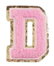 Load image into Gallery viewer, Letter Patches: Baby Pink
