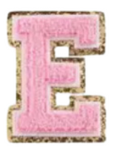 Load image into Gallery viewer, Letter Patches: Baby Pink
