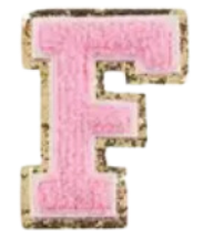 Load image into Gallery viewer, Letter Patches: Baby Pink
