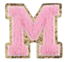 Load image into Gallery viewer, Letter Patches: Baby Pink
