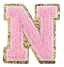 Load image into Gallery viewer, Letter Patches: Baby Pink
