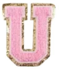 Load image into Gallery viewer, Letter Patches: Baby Pink
