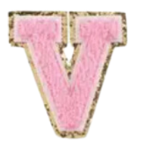 Load image into Gallery viewer, Letter Patches: Baby Pink
