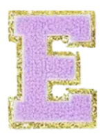 Letter Patches: Lavender
