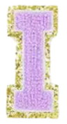 Letter Patches: Lavender