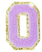 Letter Patches: Lavender