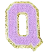 Letter Patches: Lavender