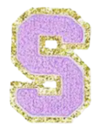 Letter Patches: Lavender