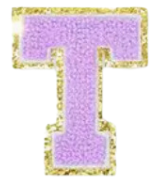 Letter Patches: Lavender