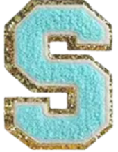Letter Patches: Teal