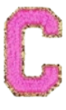 Load image into Gallery viewer, Letter Patches: Bubblegum Pink
