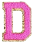 Load image into Gallery viewer, Letter Patches: Bubblegum Pink
