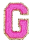 Load image into Gallery viewer, Letter Patches: Bubblegum Pink
