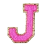 Load image into Gallery viewer, Letter Patches: Bubblegum Pink
