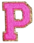 Letter Patches: Bubblegum Pink