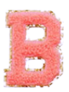 Letter Patches: Coral
