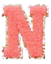 Letter Patches: Coral