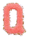 Letter Patches: Coral