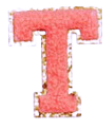 Letter Patches: Coral