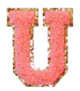 Letter Patches: Coral