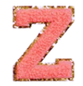 Letter Patches: Coral