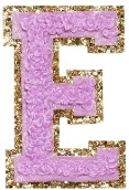 Letter Patches: SCL Rainbow Glitter