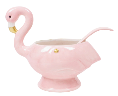 Flamingo Punch Bowl & Ladle