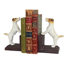 Load image into Gallery viewer, Cast Iron Jack Russell Terrier Bookends
