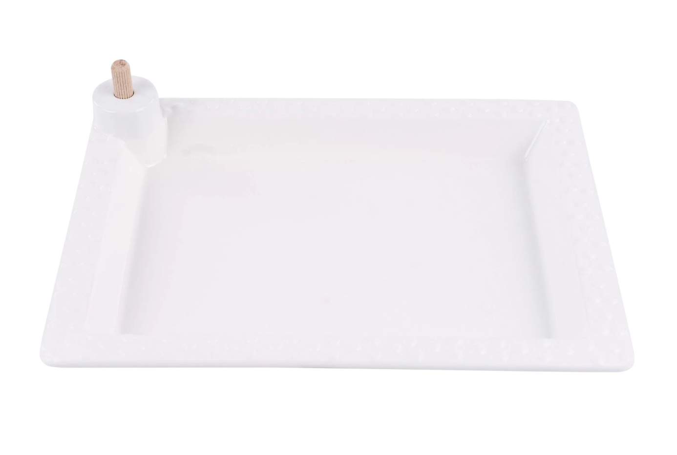 White Rectangular Platter