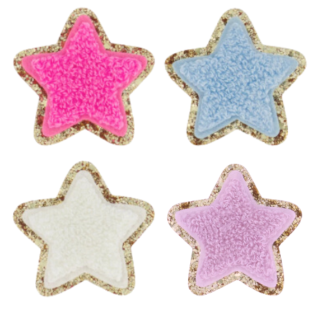 SCL Glitter Star Patches