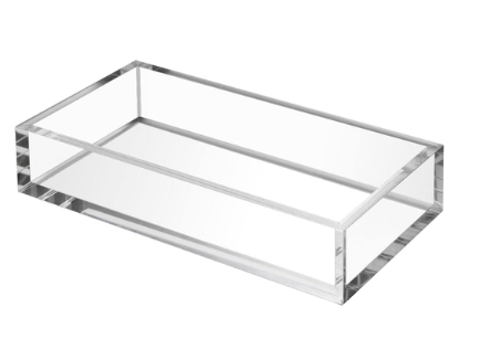 Acrylic Thick Tray 9.25X5